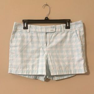 Mint and white Vinyard Vines Shorts